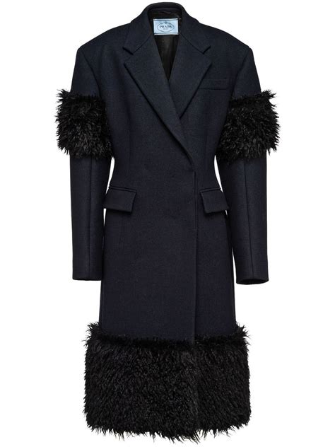 prada coat women's|prada women's double breasted jackets.